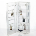 Household Transparent Earrings Necklace Storage Display Rack